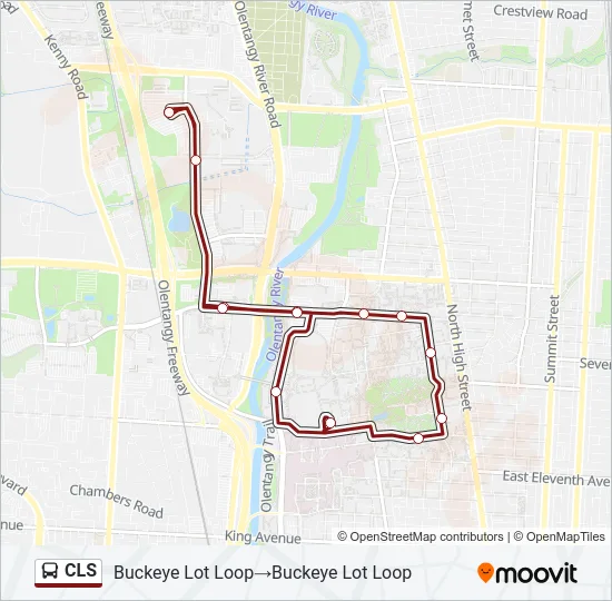 CLS Bus Line Map