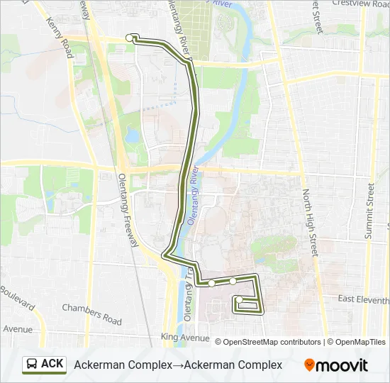 ACK Bus Line Map