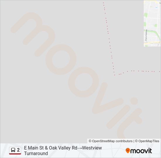 2 bus Line Map