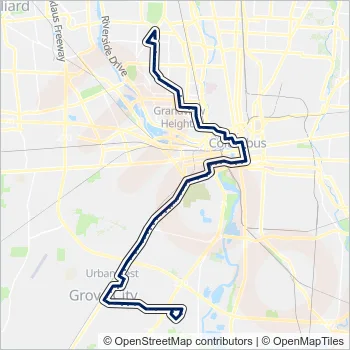 3 Bus Line Map