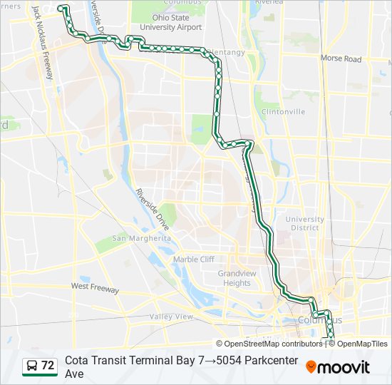 Cota Bus Route Map