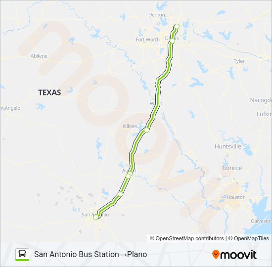 FLIXBUS 2230 Bus Line Map