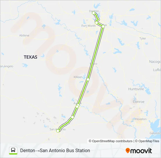 FLIXBUS 2230 Bus Line Map