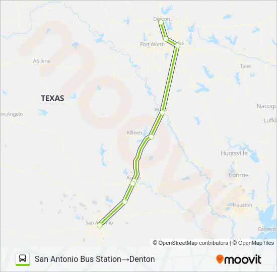FLIXBUS 2230 Bus Line Map