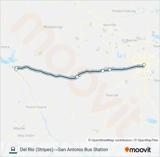 GREYHOUND US1182S Bus Line Map