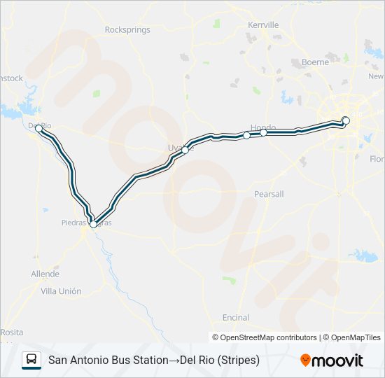 GREYHOUND US1182S Bus Line Map
