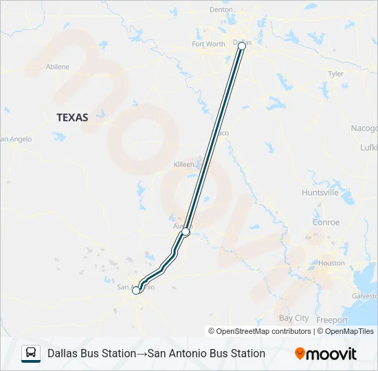 GREYHOUND US1159 Bus Line Map