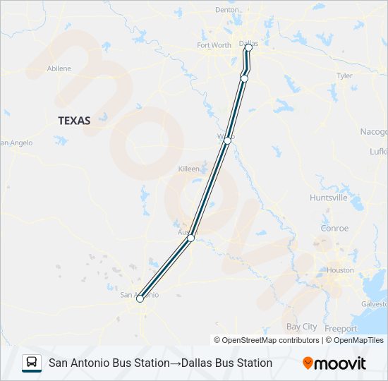 GREYHOUND US1159 Bus Line Map
