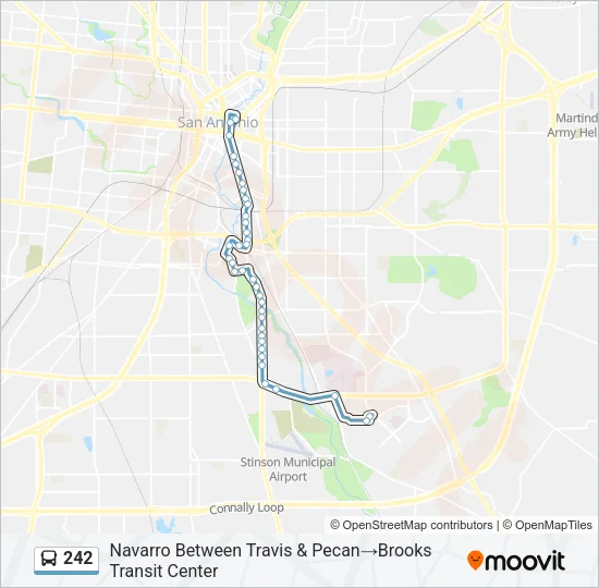 242 Bus Line Map