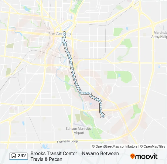 242 Bus Line Map