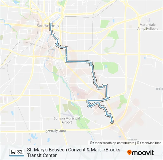 32 Bus Line Map