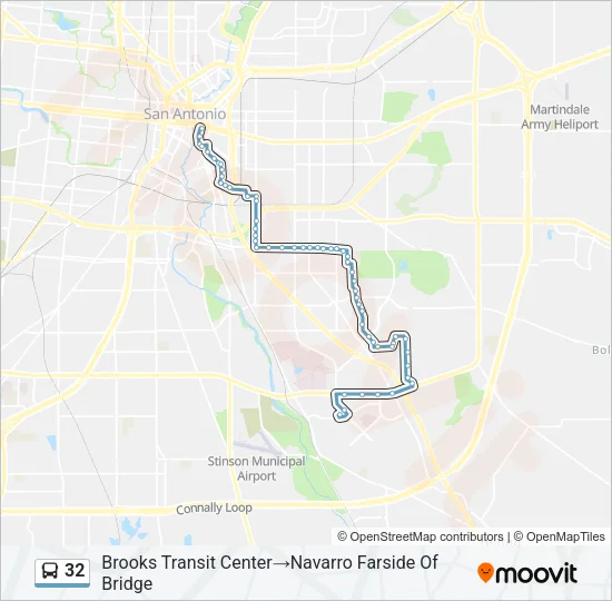 32 Bus Line Map