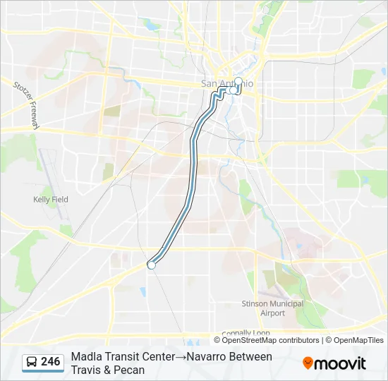 246 Bus Line Map