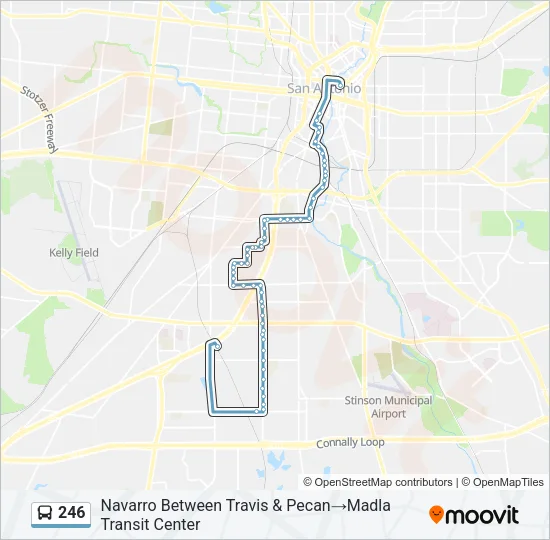 246 Bus Line Map