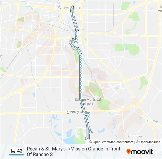 42 Bus Line Map