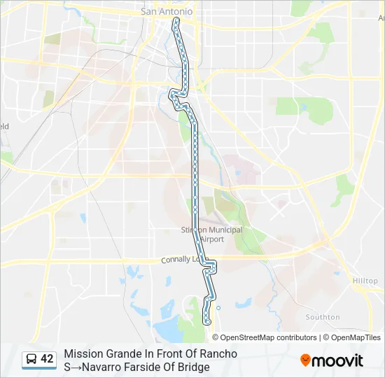 42 Bus Line Map