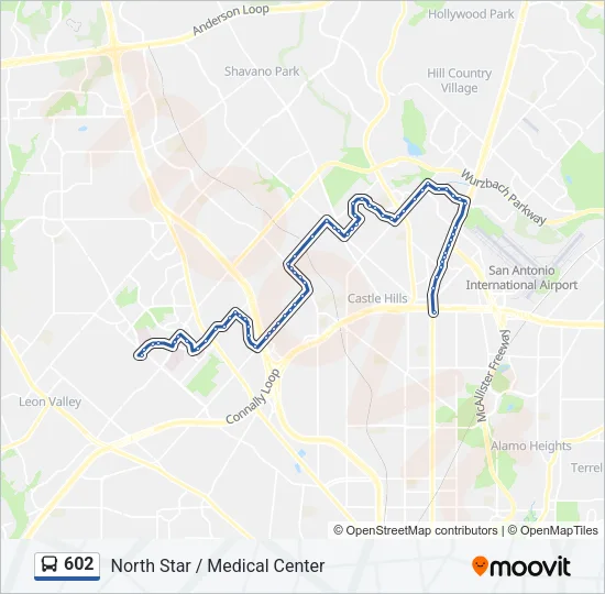 602 Bus Line Map