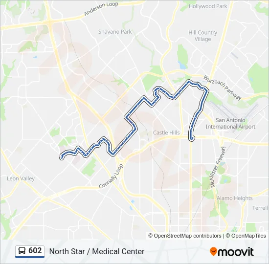 602 Bus Line Map