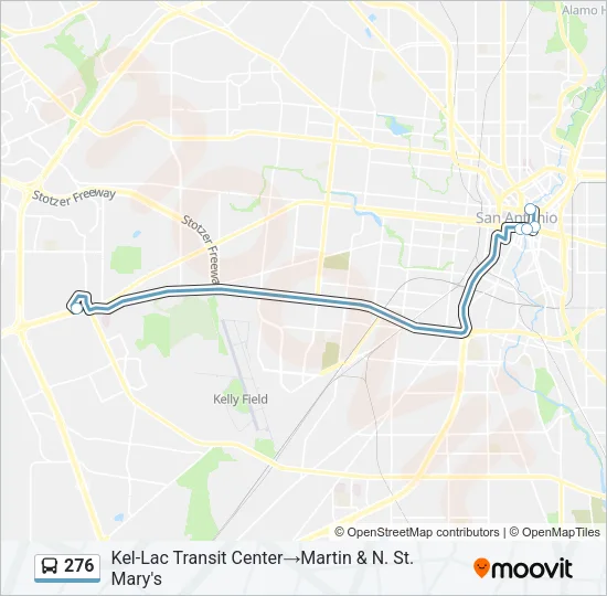 276 Bus Line Map