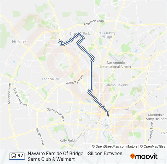 97 Bus Line Map