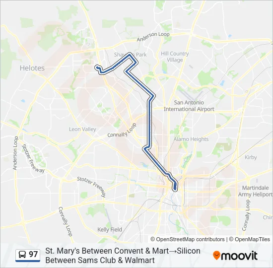 97 Bus Line Map