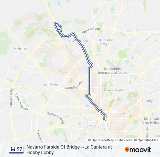 97 Bus Line Map