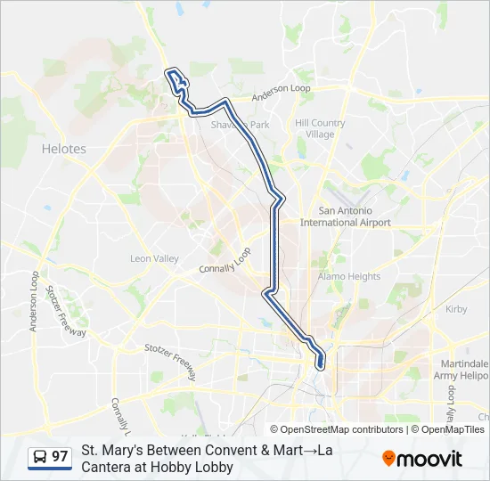 97 Bus Line Map