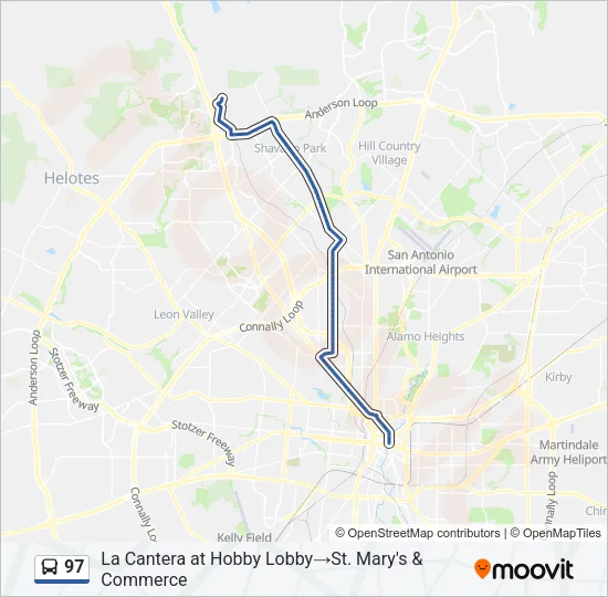 97 Bus Line Map