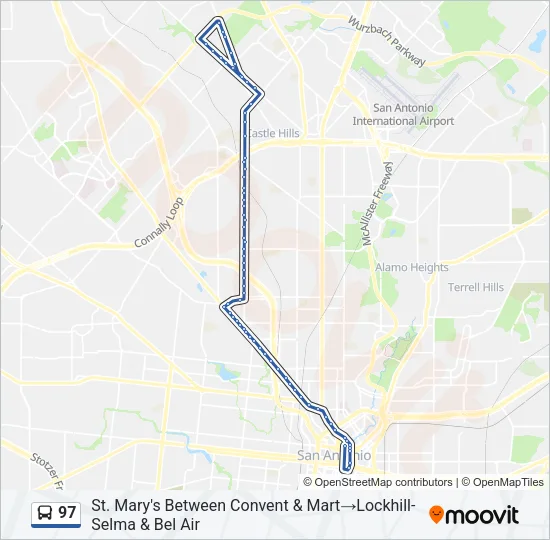 97 Bus Line Map