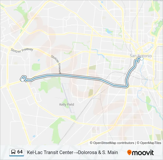 64 Bus Line Map