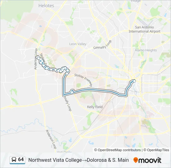 64 Bus Line Map