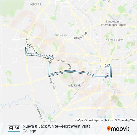 64 Bus Line Map