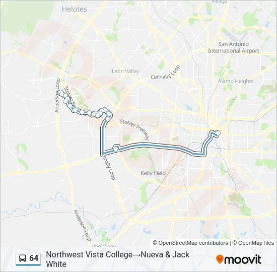 64 Bus Line Map