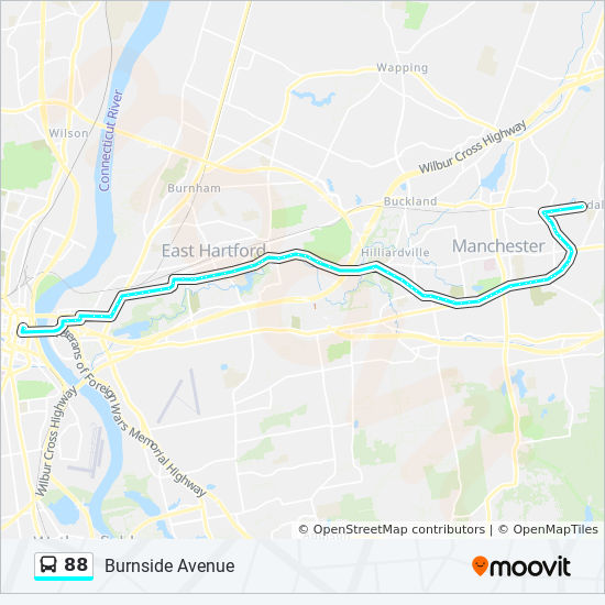 Route Schedules Stops Maps Burnside Av Manchester Ctr