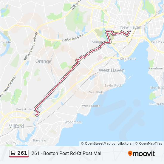 261 Route Schedules Stops Maps Boston Post Rd Downtown New Haven Updated 261 Boston Post Rd Downtown New Haven, Town Line Storage Derby Ct