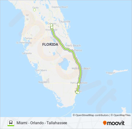 FLIXBUS 2410 bus Line Map