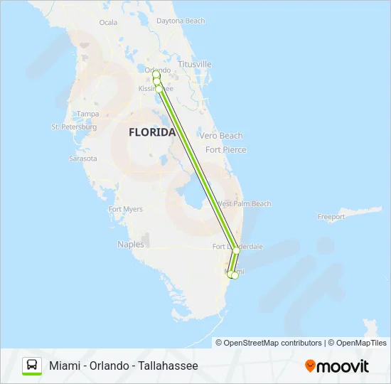 FLIXBUS 2410 Bus Line Map