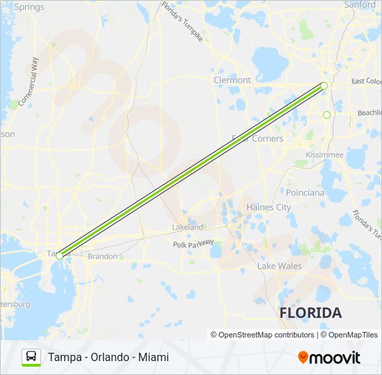 FLIXBUS N2411 Bus Line Map
