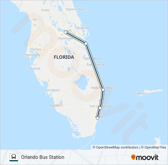 GREYHOUND US0630 Bus Line Map