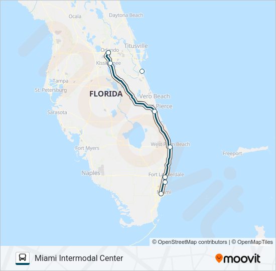 GREYHOUND US0630 Bus Line Map