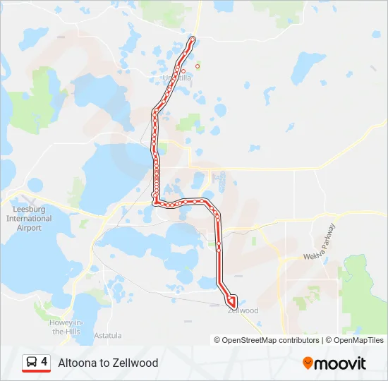 4 Bus Line Map