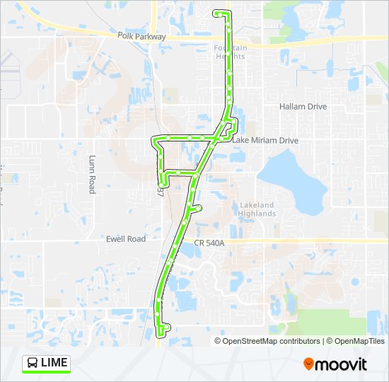 lime Route: Schedules, Stops & Maps - (Updated)