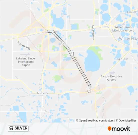SILVER Bus Line Map