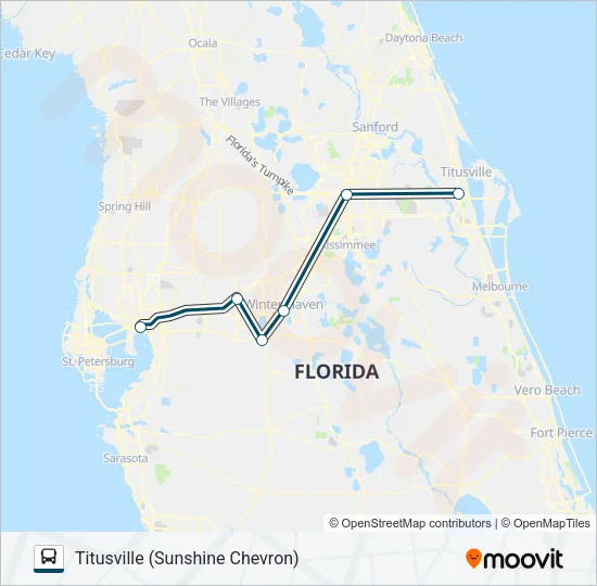 GREYHOUND US0770S Bus Line Map