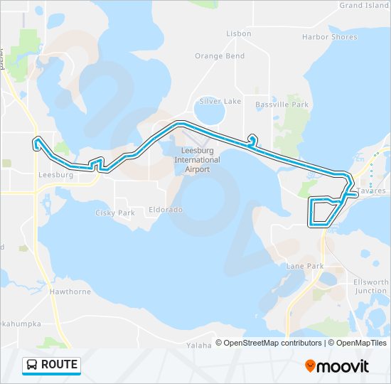 ROUTE Bus Line Map