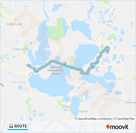 ROUTE Bus Line Map