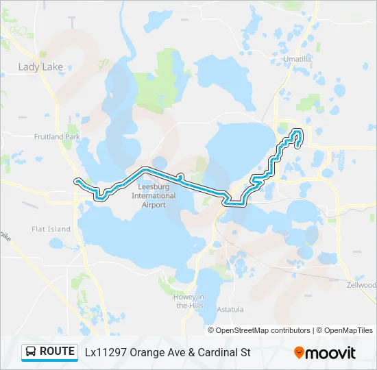 ROUTE Bus Line Map