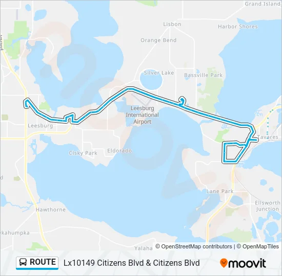 ROUTE Bus Line Map