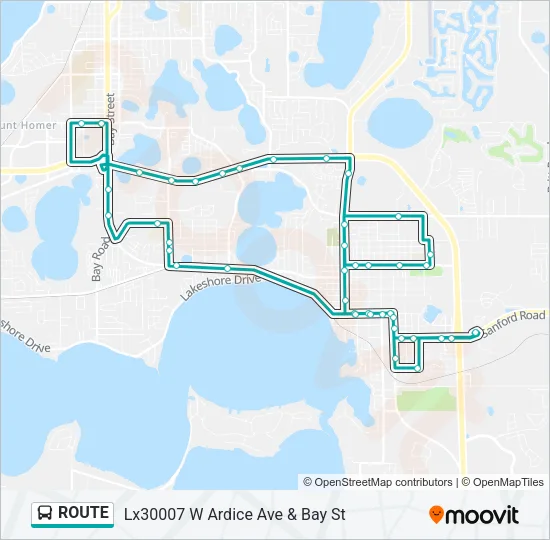 ROUTE Bus Line Map