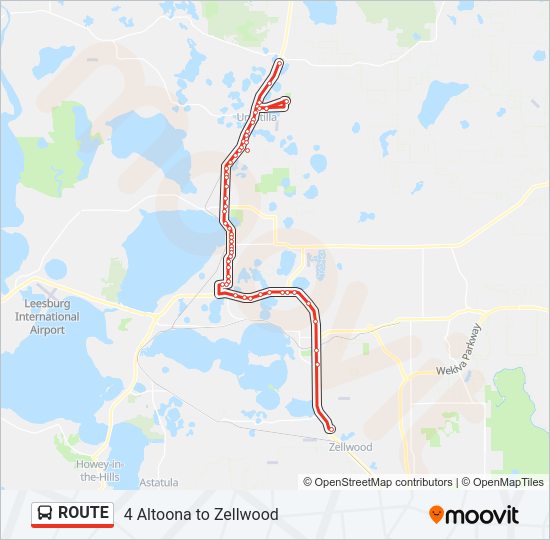 ROUTE Bus Line Map